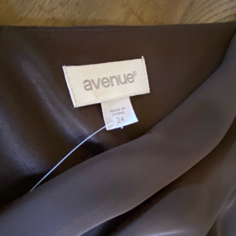 Sheer dress in brown